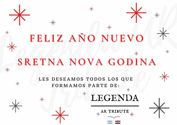 legendatribute's tweet photo. FB: Feliz año nuevo! 🇦🇷 // Sretna Nova Godina! 🇭🇷 Les deseamos todos los que formamos parte de Legenda AR Tribute. Por un 2021 lleno de música! 🎶🎵🎼 https://t.co/tk89Oh7EmF