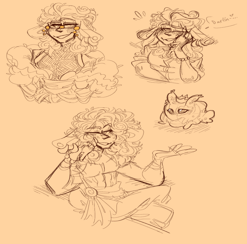 kingoftierreich's tweet image. // haha posts andreas doodles