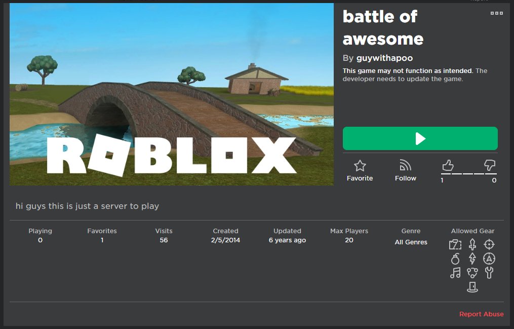 Guy On Twitter 6 Years Ago My First Game Roblox Free Models But It Was A Start - first game ever created on roblox