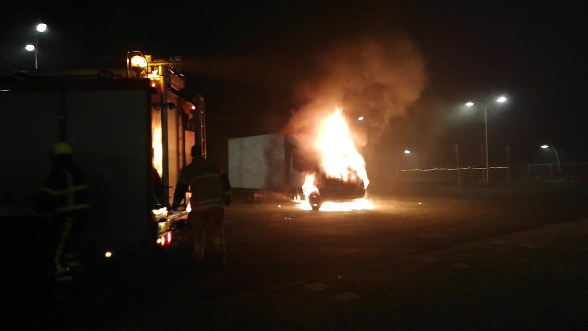 Melding brandweer Parklaan Zwijndrecht