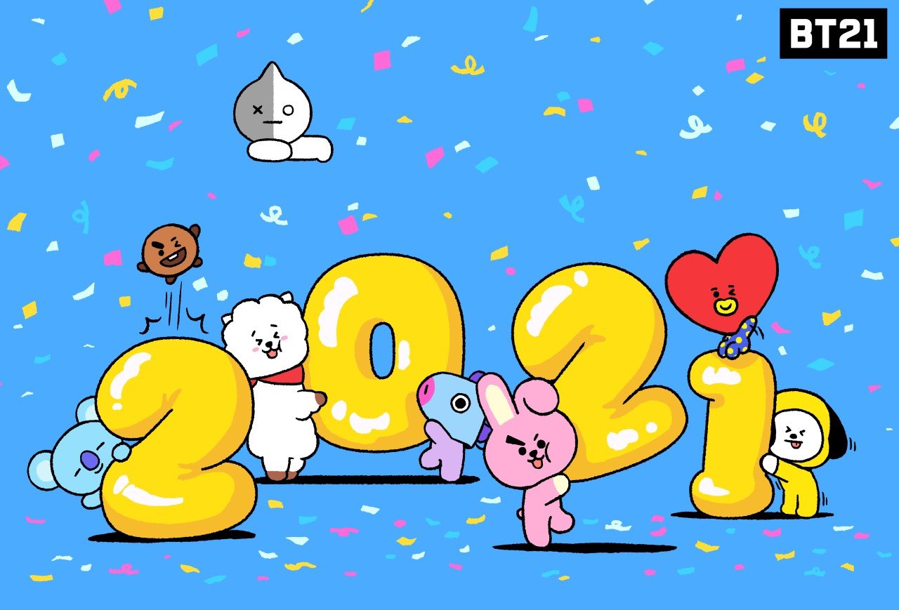 Bt21 21 With Bt21 Bt21 Happynewyear