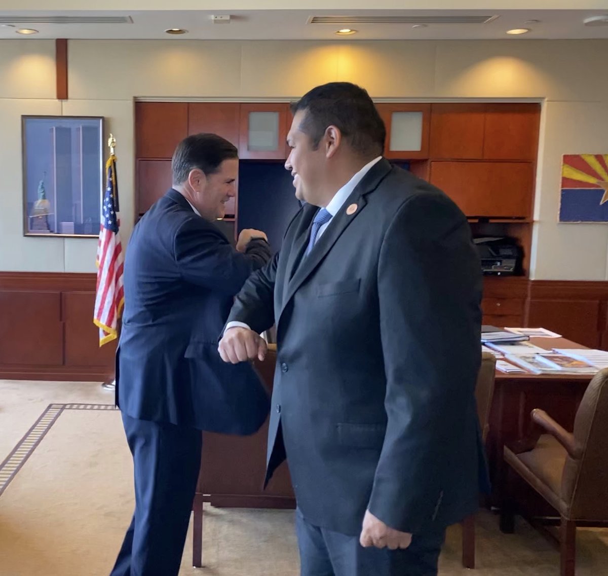 Two more of our state’s great legislators:  @RepCesarChavez and  @AZRobertMeza. 6/