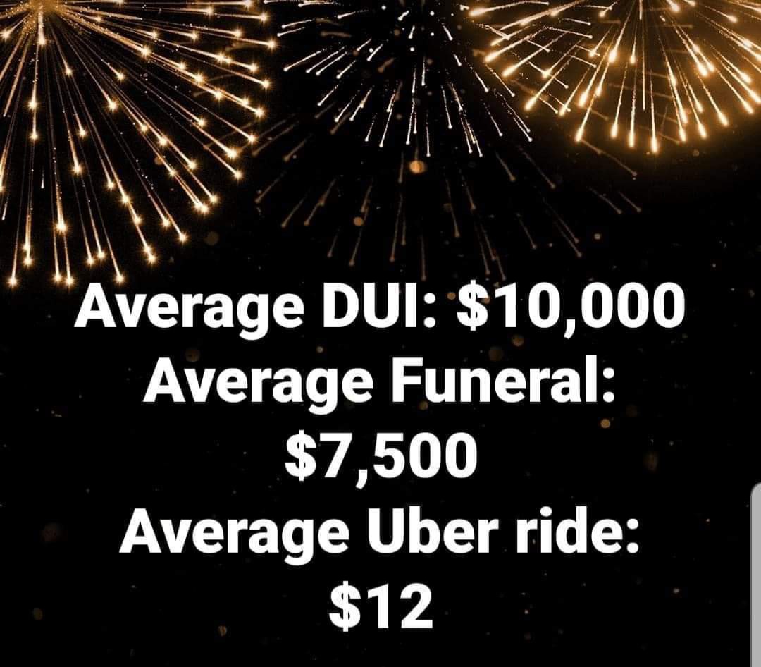 willouej's tweet photo. Seriously friends. Don't take any chances. I'll venmo you the cash for your Uber or Lyft. You can pay me back when that hangover dissipates. #SafetyFirstOn31st https://t.co/hxw374Uyj7