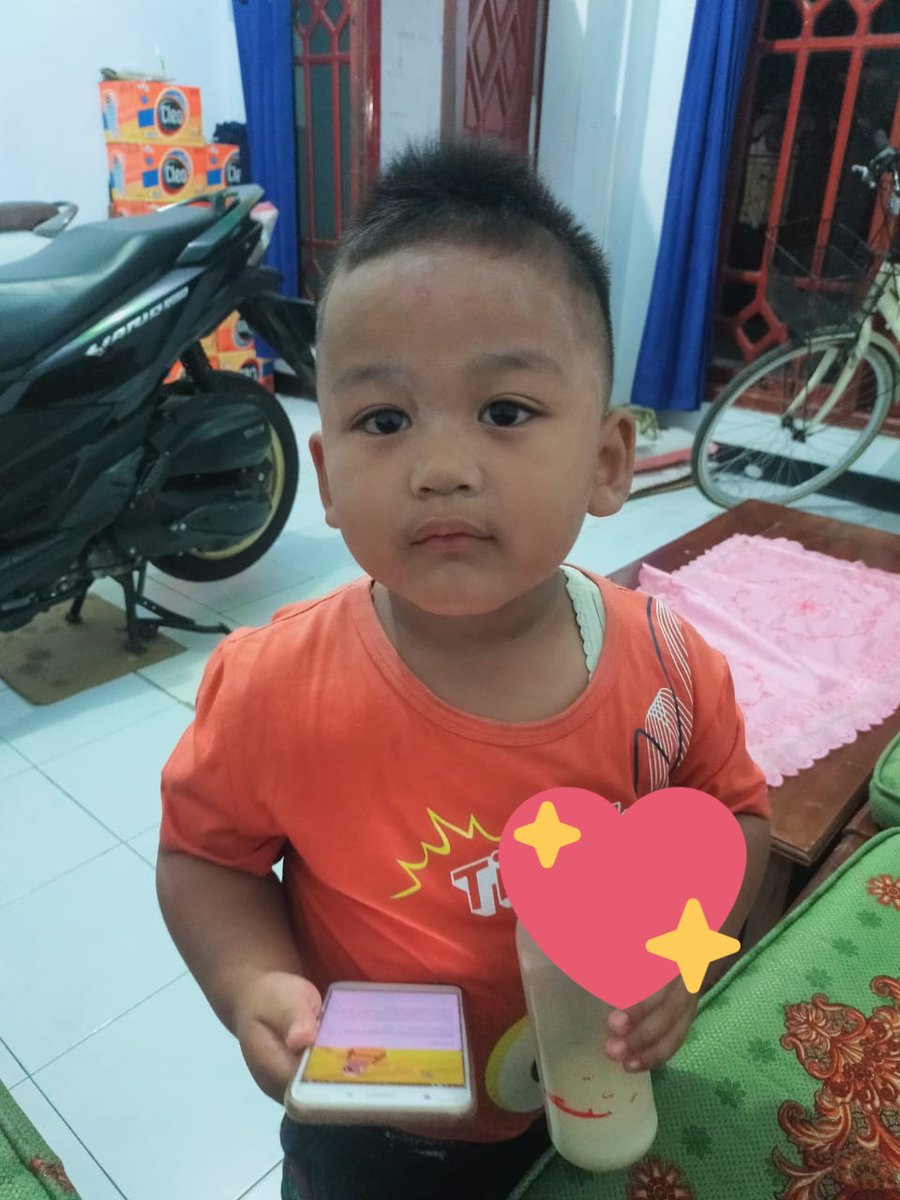 Bayi 3 tahub BB 23kg duh abot e seng gendong nek porek