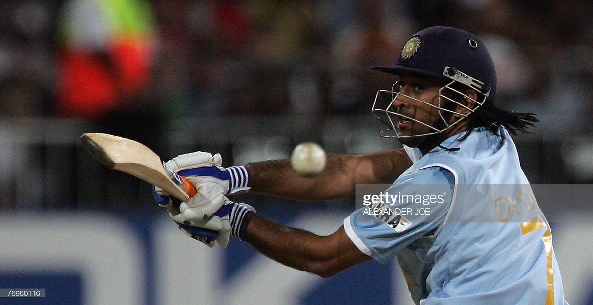 His long hair though