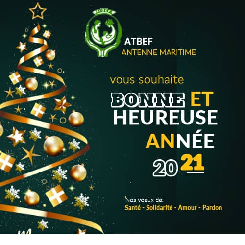 A l'oré de cette nouvelle année, L'Antenne Maritime de l'ATBEF vous formule ces voeux les plus chers de santé, de bonheur et de prospérité et souhaite un engagement franc de chacun dans le cadre de la Santé Maternelle et Infentile. <a href="/AHayathe/">AYEVA Hayathe😍</a> <a href="/atbeftogo/">ATBEF TOGO</a> <a href="/ippf/">IPPF Global</a>