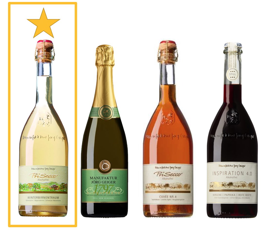 For fancy birthday bubbly (+1 try on a NA wine alternative, 4.0), I went with a few bottles by Jörg Geiger available through  @DelmosaBeverage. My favorite was the Winter Pear on Vanilla. The complexity in these is incredible, nothing like I’ve tasted before. Highly recommend.