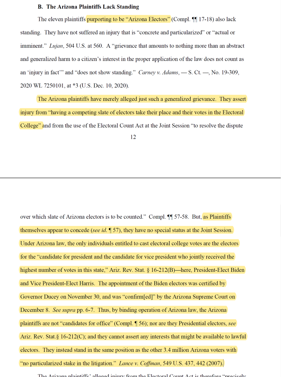 Looks like I spoke too soon when I thought they were avoiding prejudging the electors thing. Looks like they were just waiting for a better time to take the shot - and this is definitely the perfect time.