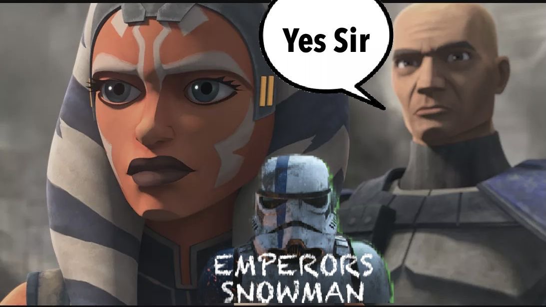 EmperorsSnowman's tweet photo. Why do the Clone Troopers call Ashoka Tano Sir? See it here. #ashoka #Mandalorian #mando #ThisIsTheWay #Mandolarian #DisneyPlus #StarWarsTheory #HAPPYNEWYEAR https://t.co/4H3tBYV2Bd https://t.co/ScIwV2ft3D
