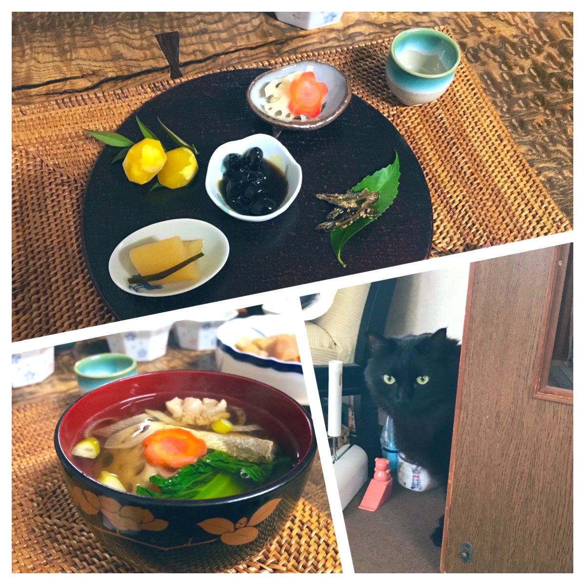 おせちと雑煮とうちの猫(2021ver) 