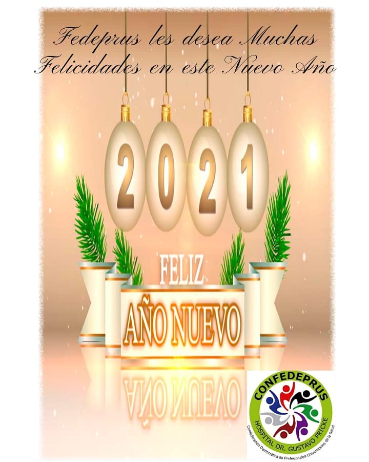 Fedeprusfricke les desea a todas/os Muchas Felicidades y un Próspero Año 2021🥳🥳🥳