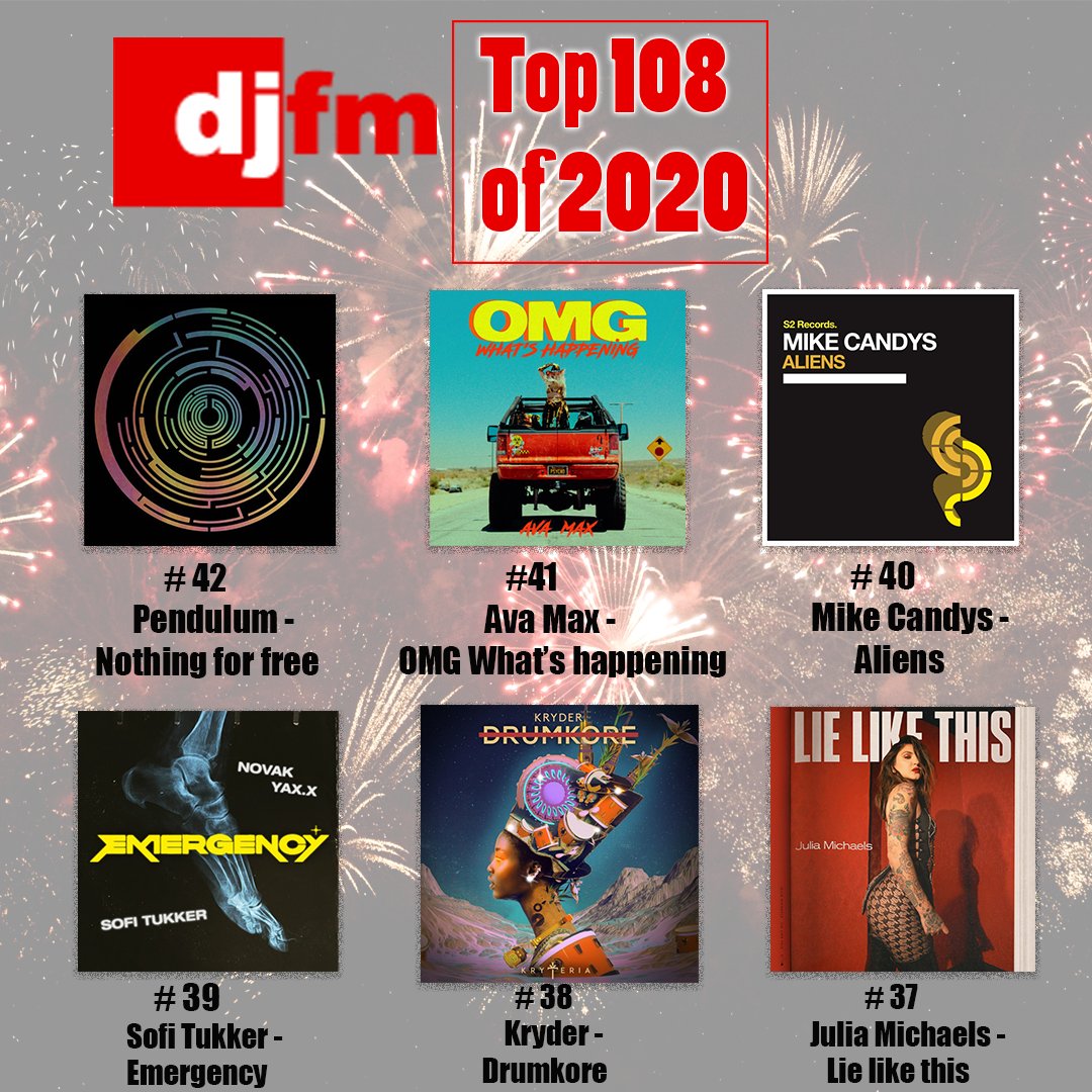 djfmtoronto's tweet photo. At number 42 @Pendulum followed by @AvaMax @mikecandys @sofitukker @KryderMusic and at number 37 @juliamichaels https://t.co/tjZTUoCmvG