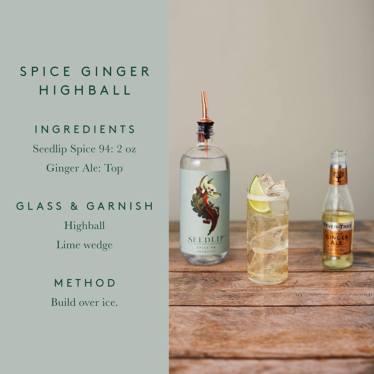 My favorite of the bunch is Spice 94 and my go to was the Spice Ginger Highball. Second would be the Garden 108 and Grove 42 last. Looking at the notes, I would’ve guessed that I would like Spice the most but I expected to like Grove more than Garden 