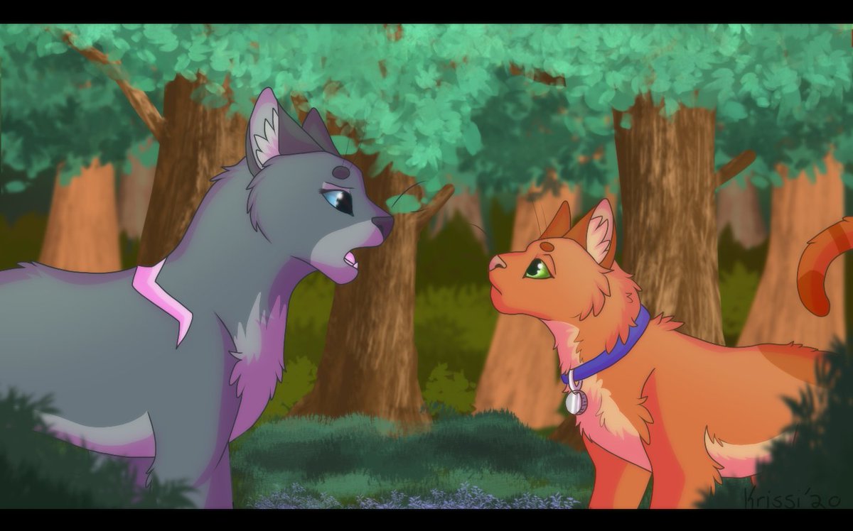 I feel bad about my art so I'm going to show you guys a thread of all the  #warriorcats art I did this year.I've never drawn cats before this so honestly? I'm kind of proud of the progress I've done with them.