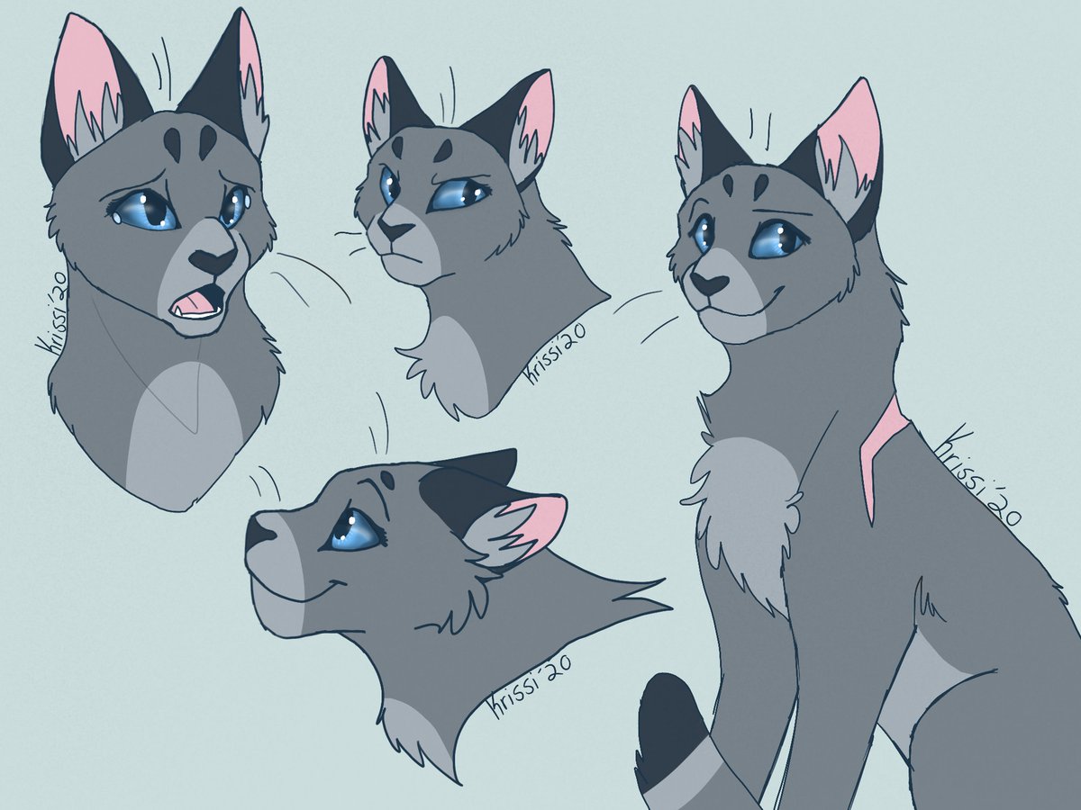 I feel bad about my art so I'm going to show you guys a thread of all the  #warriorcats art I did this year.I've never drawn cats before this so honestly? I'm kind of proud of the progress I've done with them.