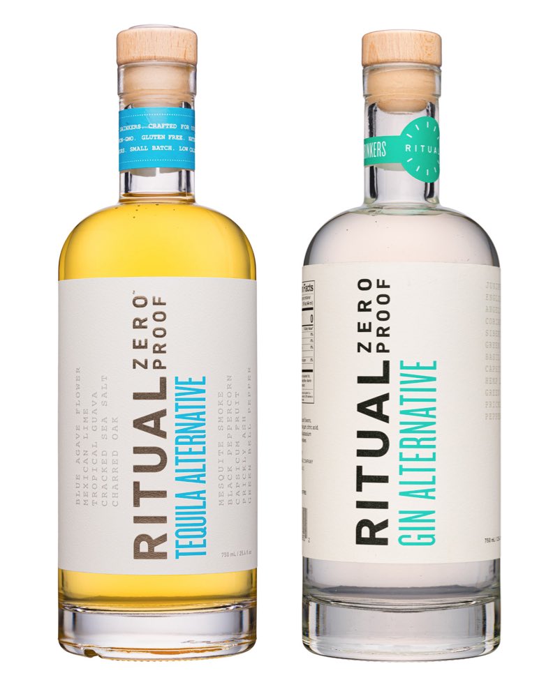 The last NA spirit brand that I gave a shot was  @ritualzeroproof. The tequila alternative was my favorite between the tequila and gin. It had a really nice spicy kick that definitely helped make the cocktail more exciting. The gin was ok but memorable.