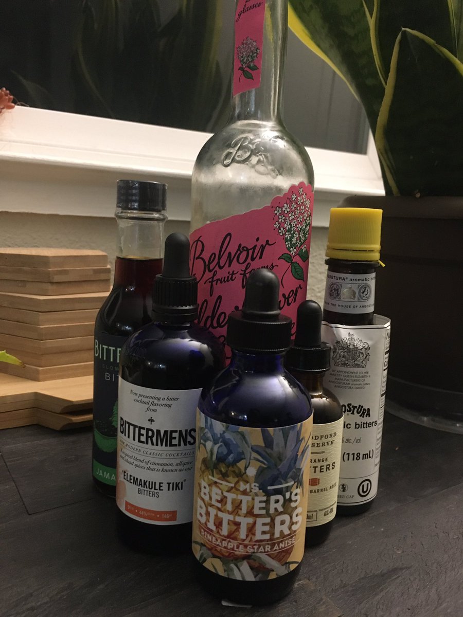 for NA spirits, the add-ons were *critical*. bitters and cordials were often key. A special shoutout to  @bittersbottles in SSF for helping me get some of these NA spirits and bitters while helping local business - Ms. Better’s Bitters Pineapple Star Anise was a great find!