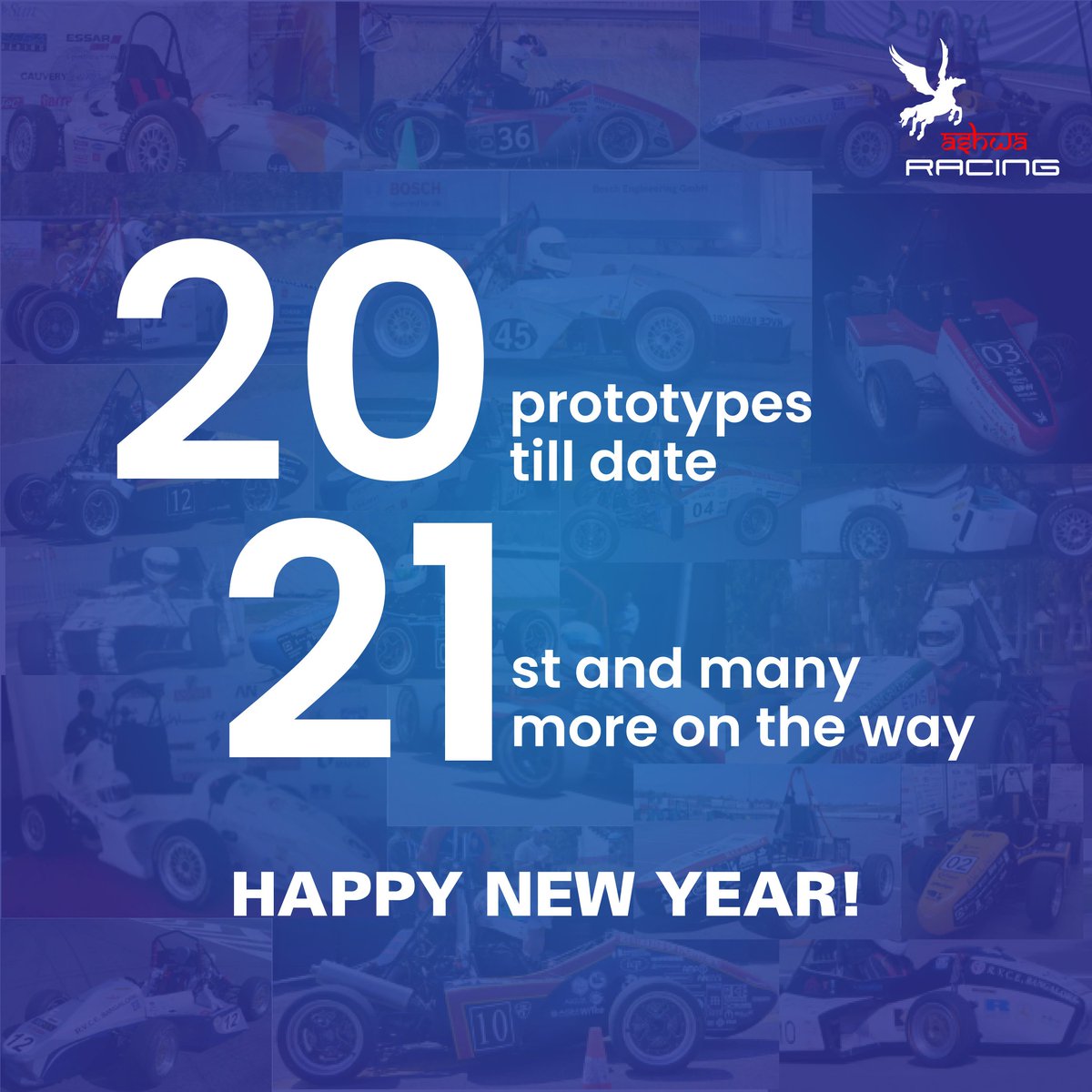 Ashwa Racing wishes you a happy new year!
The world united to fight the global pandemic and raise awareness on equality and various rights! We welcome 2021 with positive strides being made and will continue to work as a team to contribute to society and our stakeholders!
