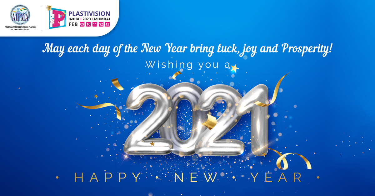 AIPMA wishes you all a very Happy New Year! 

#AIPMA #Plastivision #India #NewYear #HappynewYear #December #NewYear2021
