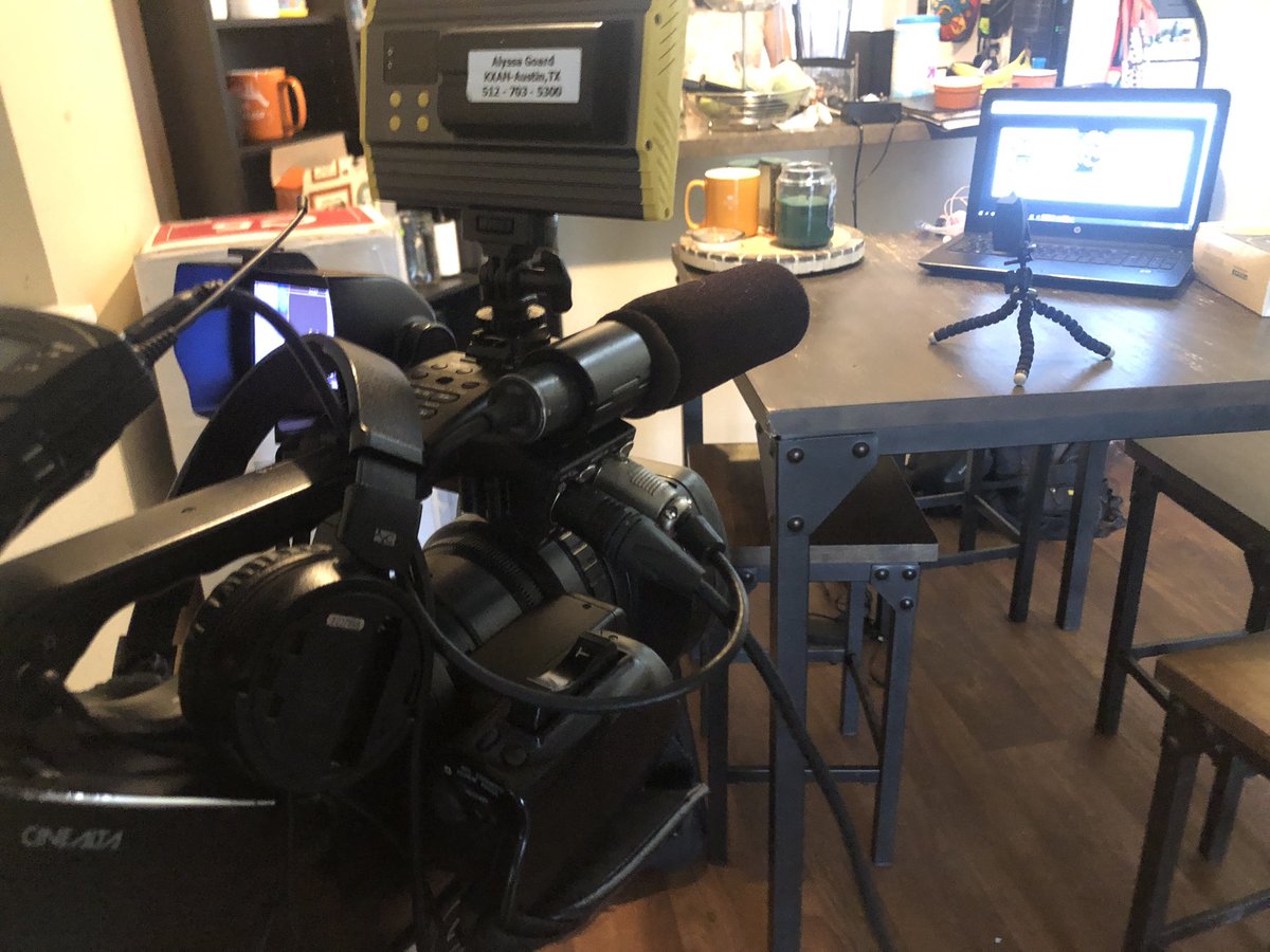 3/ Moving to *mostly* working from home in March and learning how to put multimedia stories together from my apartment