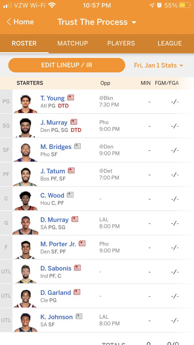 ohenry34's tweet photo. @MikeSGallagher 12 teamer lmao + JJJ on IR, seth, cousins, OG on bench https://t.co/lAge5H7J8i