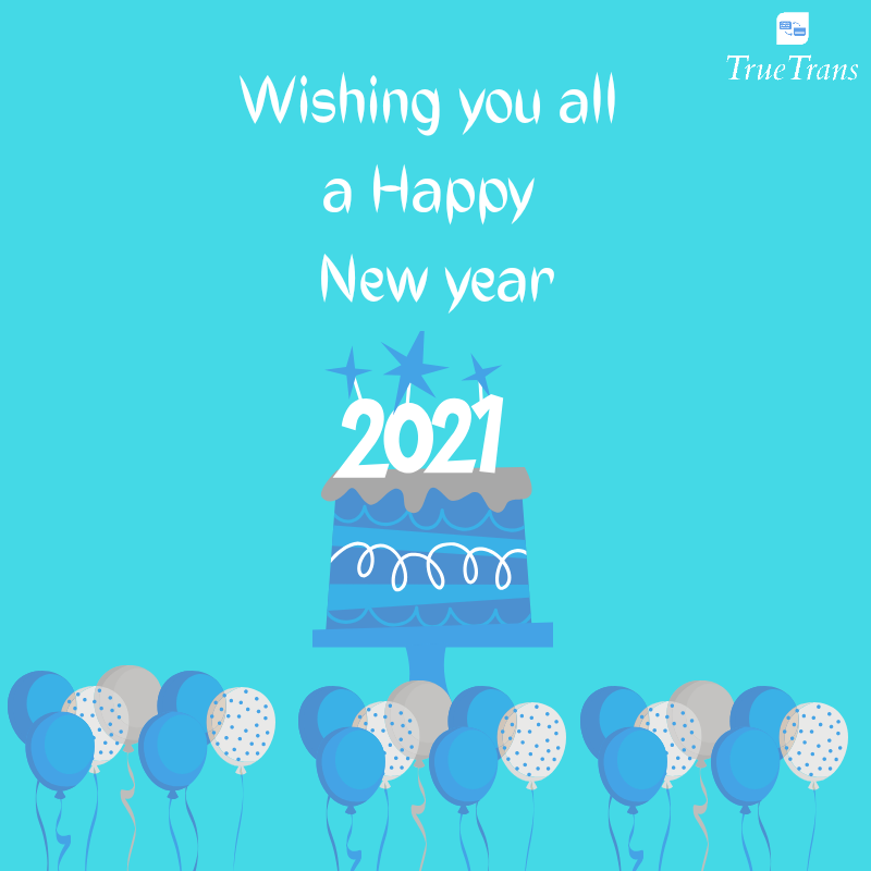 true_trans's tweet photo. New year wishes from team Truetrans.

Let this new year bring more success in your life.

 #2021goals #newyear #translationservices #truetrans #professionaltranslation https://t.co/UYs45j8S9T