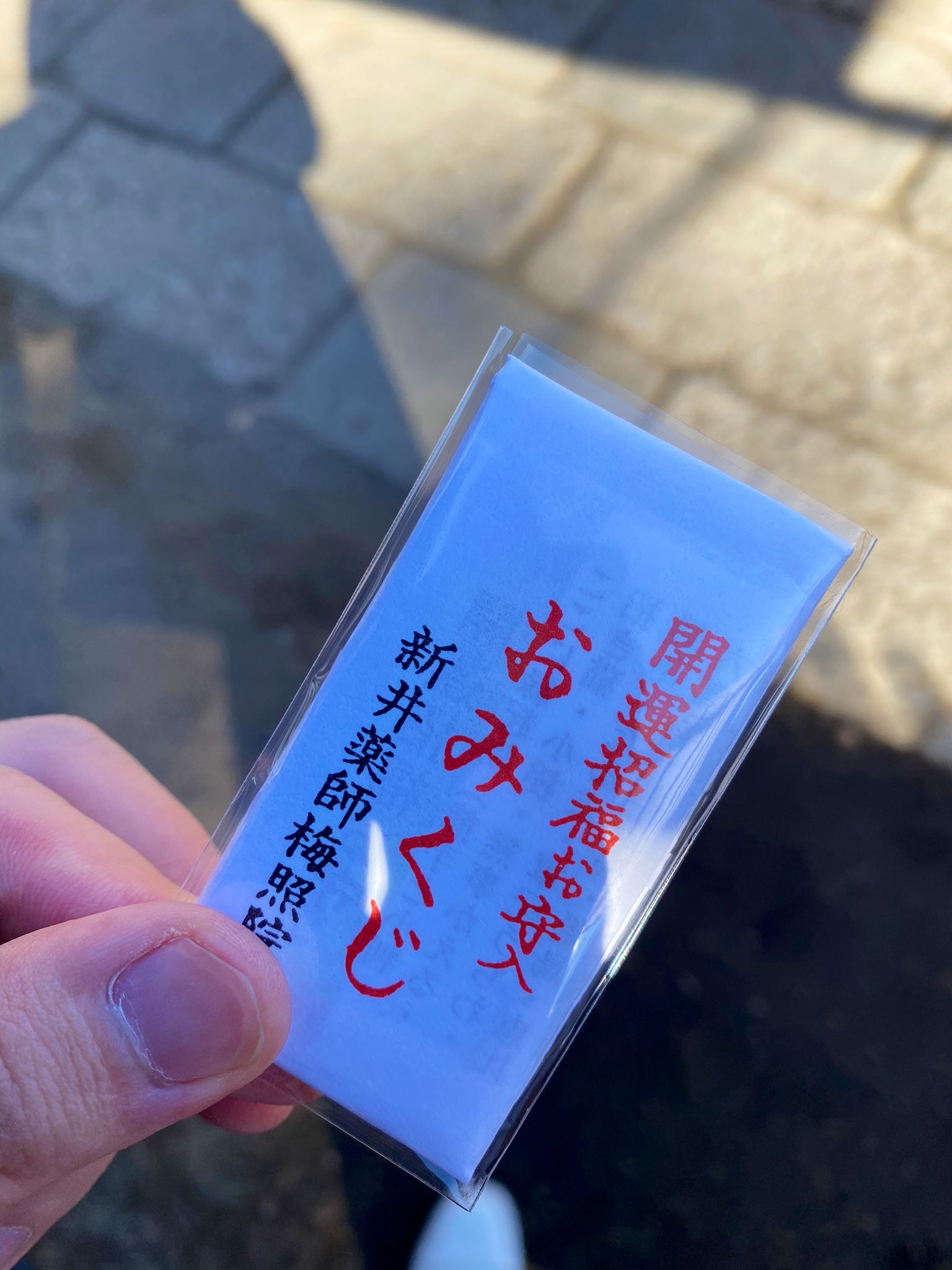 すぎちゃん 新井薬師梅照院に初詣 おみくじは吉でした T Co Stzejsyjhg Twitter
