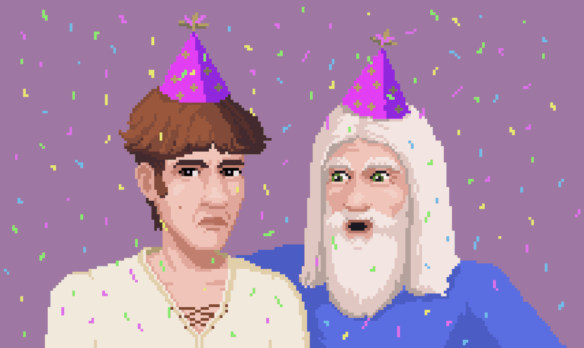 TheGallstone's tweet photo. crappy new year, everyone!! 🥳 https://t.co/27sGF7mauI