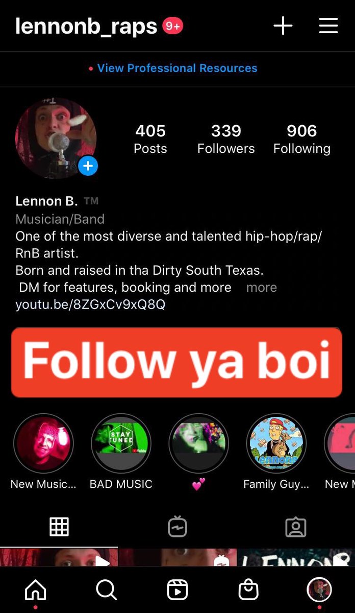 Follow me here: instagram.com/lennonb_raps/