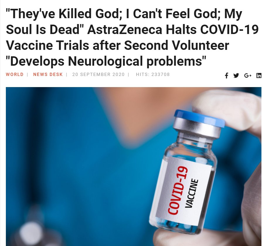 (Note: Added a bunch of v*ccine articles to this thread and twitter locked me out of my account and deleted them all. Will try a lighter touch)
