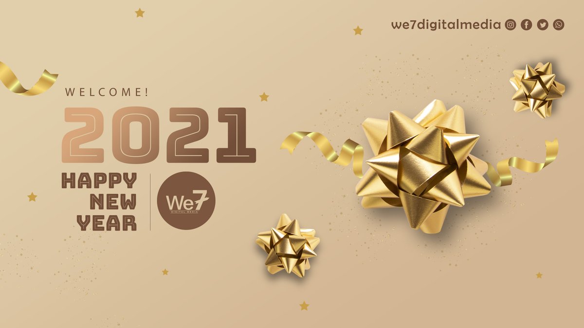 We7digitalmedia's tweet photo. welcome 2021 https://t.co/r6GDgHTqtz