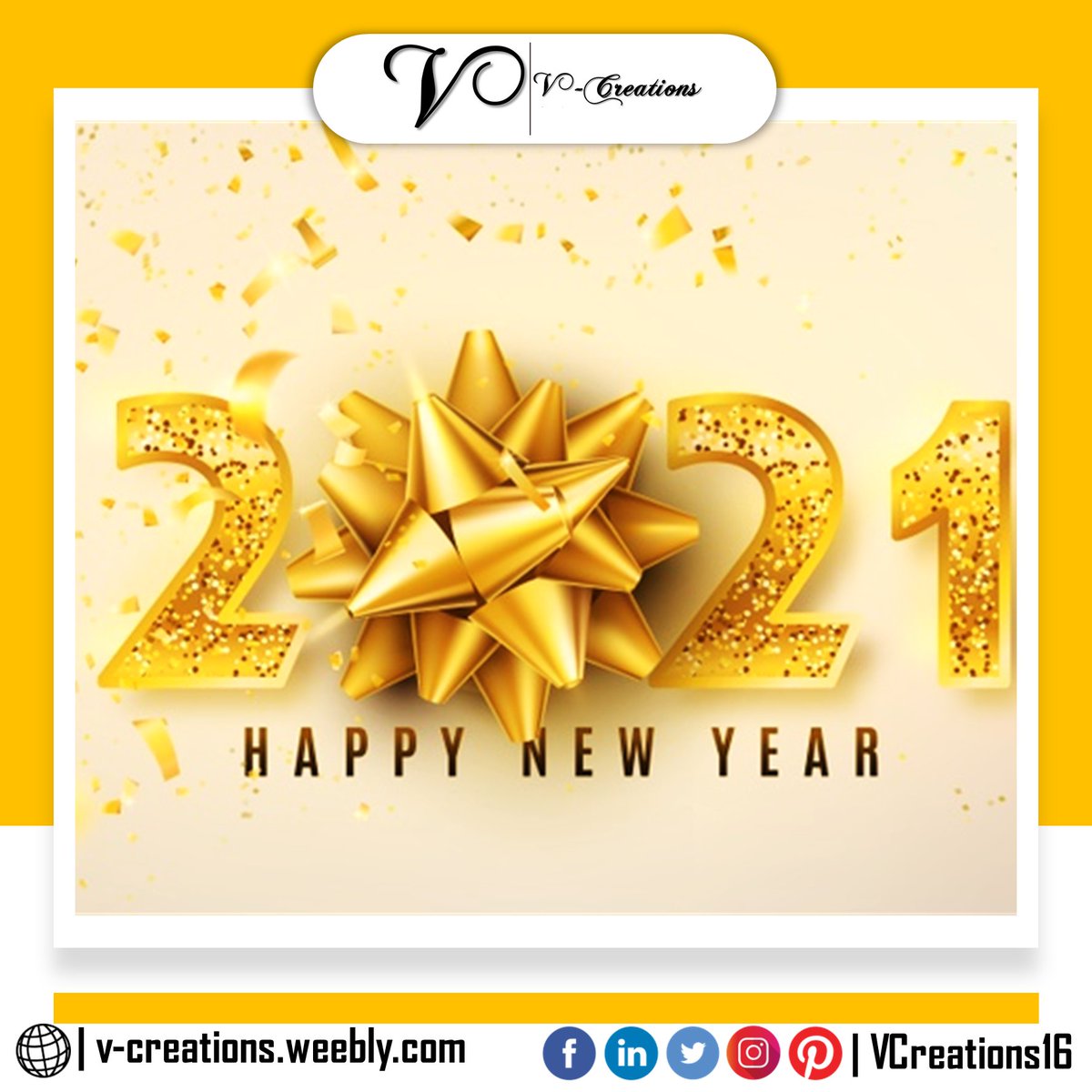 VCreations16's tweet photo. V-Creations wishes you all a very Happy &amp; Prosperous Happy New Year 2021 !!!
https://t.co/PGJ4hMLu0W

#VCreations16 #HappyNewYear2021 #HappyNewYear #PersonalizedGifts #CustomizedGifts #CorporateGifts https://t.co/m8Nf1yuXrT