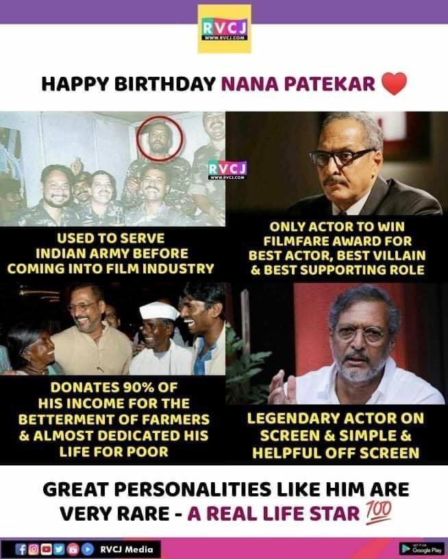 Happy Birthday Nana Patekar      