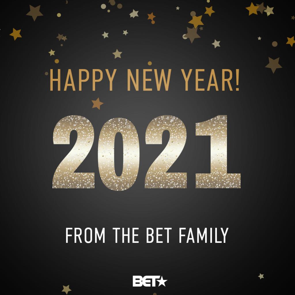 BET's tweet image. Happy New Year!!!