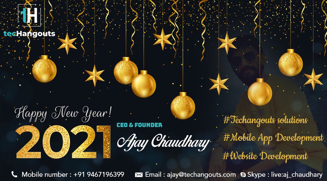 Happy new year to everyone 🥳 #HappyNewYear2021 #techangouts