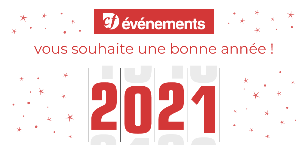 Bonne année 2021 à toutes et tous 🤗 Nous avons hâte de vous retrouver sur nos événements !