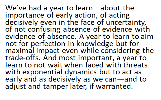 I appreciate mechanistic arguments often prove to be wrong, and RCT evidence with Pfizer at longer intervals should definitely be produced ASAP... but as  @zeynep has written in an excellent article today: https://www.theatlantic.com/science/archive/2020/12/virus-mutation-catastrophe/617531/