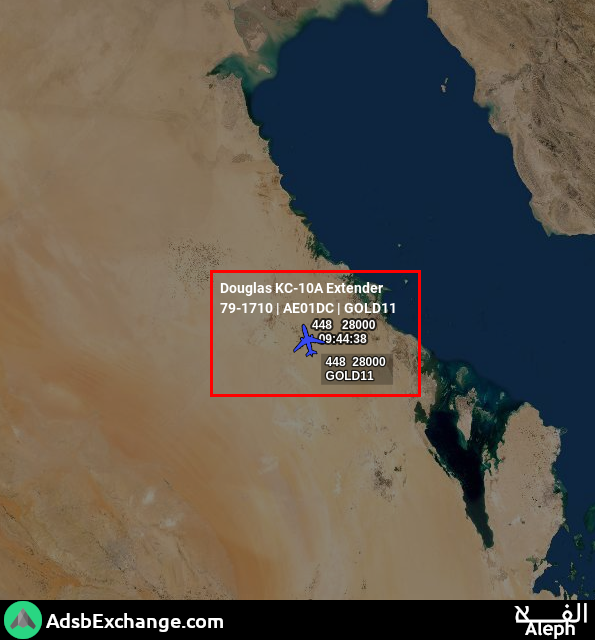 no_itsmyturn's tweet photo. 1002Z
#USAF 🇺🇸 KC-10A
79-1710 | #AE01DC | #GOLD11
Over #KSA 🇸🇦
https://t.co/Q0n7KajLHa https://t.co/oHbLo2bmJa