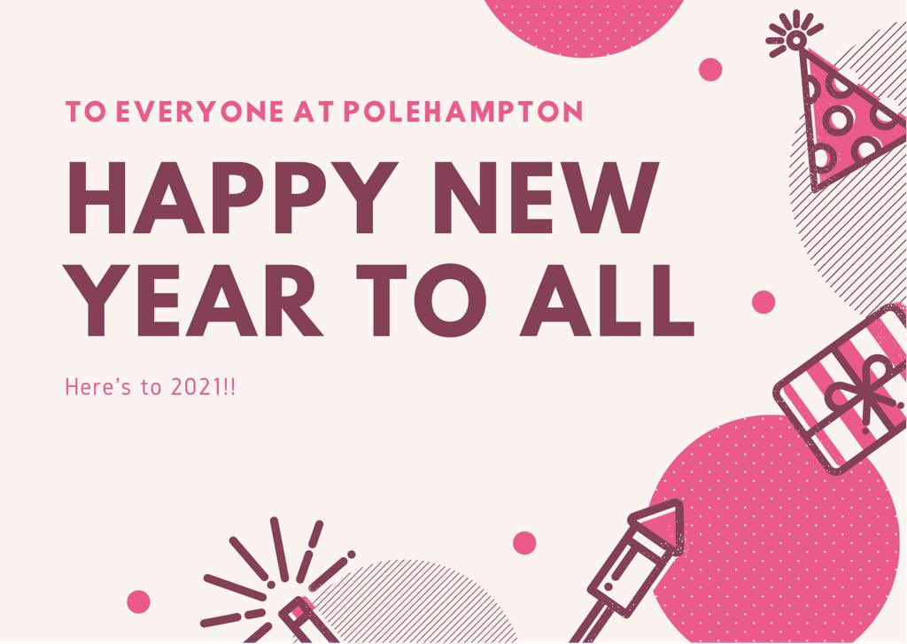 Wishing everyone a very Happy New Year! We look forward to welcoming everyone back to school on Tuesday 5th January.