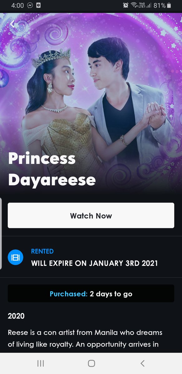 MciCherry's tweet photo. Tawa iyak sobrang ganda....nood na po kau.. @maymayentrata07  @Barber_Edward_ 

PRINCESS DAYAREESE NOW SHOWING https://t.co/5lvAiaBbLm