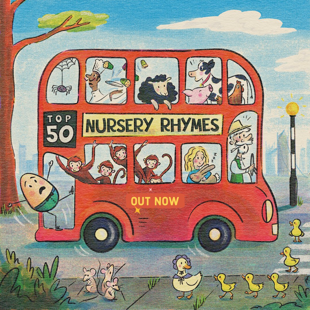 ⭐️Out today!⭐️

Top 50 Nursery Rhymes

Spotify : tinyurl.com/y7629dzd

A wonderful compilation album featuring 50 of our most popular songs.  Happy  2021  everyone!

#spotify #nurseryrhymes123 #nurseryrhymes #nurseryrhyme #kidsmusic #preschool #nursery #nurseryrhymessong #baby