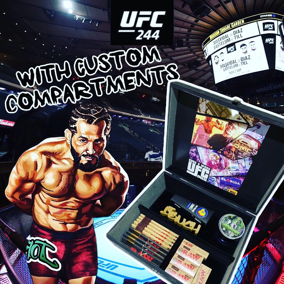 2020Stench's tweet photo. That Diaz Stash Box 
insta:stench.2020
#natediaz #ufc #mma 
@NateDiaz209 @joerogan @ufc 
#hightimes #420lifestyle #420 #natediaz #uk420 #marijuana #cannabis #weed #keepit420 #thc #cannabis420 #420uk #natediaz🇺🇸 #bjj #stoner #natediazacademy #natediazfan #mmafighter #thc https://t.co/nEnJlhetXp