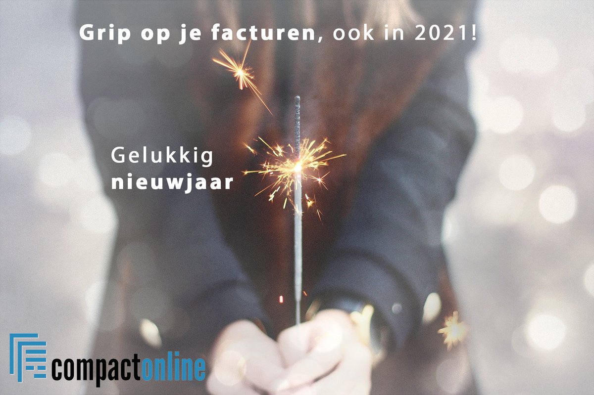 CompactOnline's tweet photo. Gelukkig nieuwjaar!

#gripopjefacturen #gelukkignieuwjaar #Feliznavidad https://t.co/7yHouMguZ8