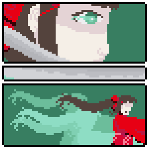 dia has a sword, and it is my duty as someone who does #pixelart to draw her with it. happy birthday, dia!

#黒澤ダイヤ誕生祭2021
#黒澤ダイヤ生誕祭2021 