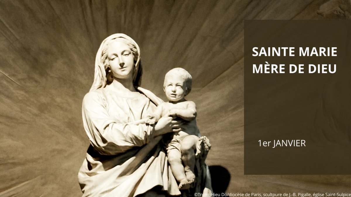 dioceseparis's tweet photo. Nous fêtons ce 1er janvier Sainte Marie, Mère de Dieu, première fête mariale de la liturgie romaine.

👉Retrouvez les horaires des messes du jour sur https://t.co/v9K2bkL8Jp

Et BONNE ET SAINTE ANNÉE 🎉 https://t.co/vRYVQJRxeP
