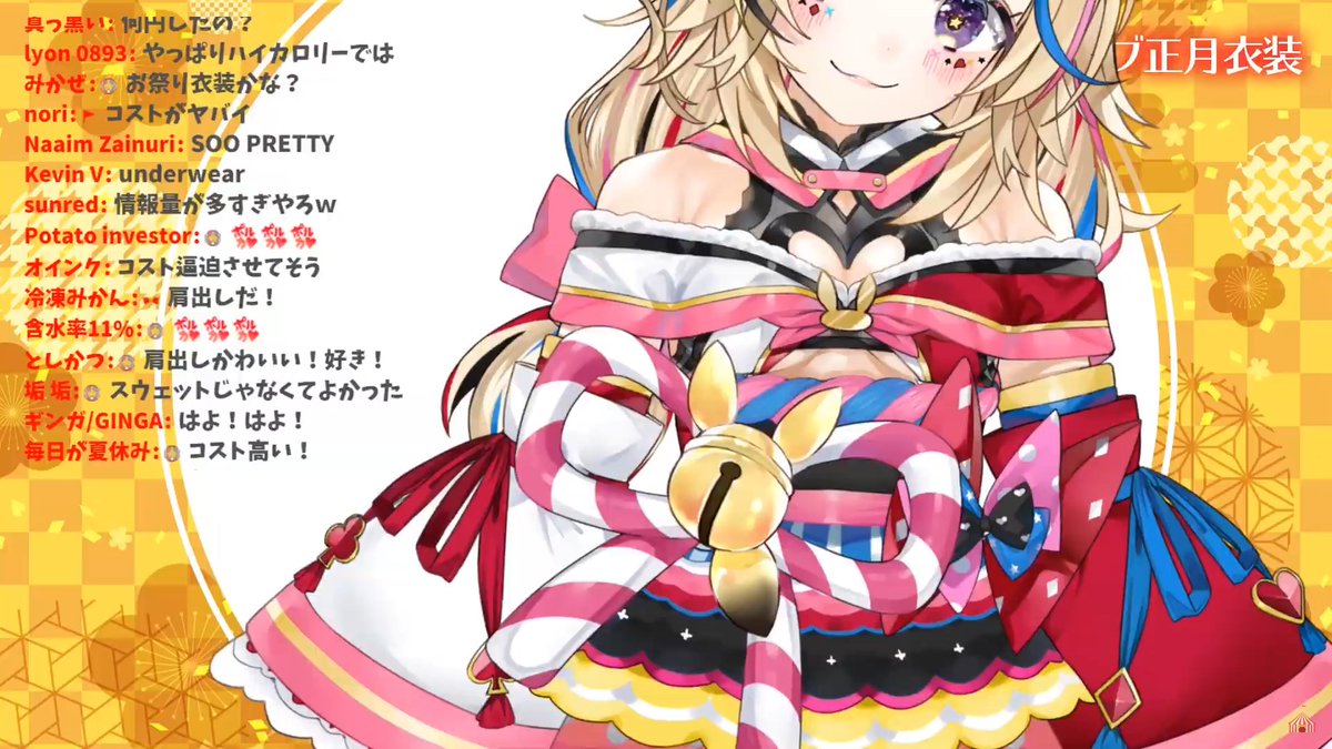 Meatloaf Definitely Polka Like Less Make Up Is Very Cute Though ホロライブ正月衣装 Meatloaf Definitely Polka Like Less Make Up Is Very Cute Though ホロライブ正月衣装