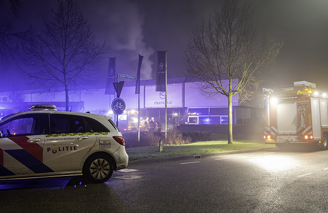 Melding brandweer Anton Tijdinklaan Ulft inzake grote brand