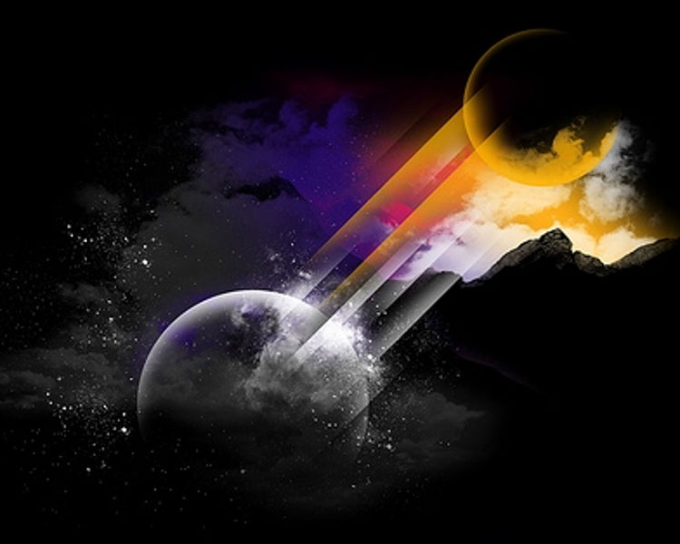 The coming together of planets produced exchanges of matter and energy. The thunderbolts of the 'gods'.A planetary kiss of the bridegroom. A tipping of vials, of goblets, of holy grails - an exchange of plasma and matter, the pouring of wine.