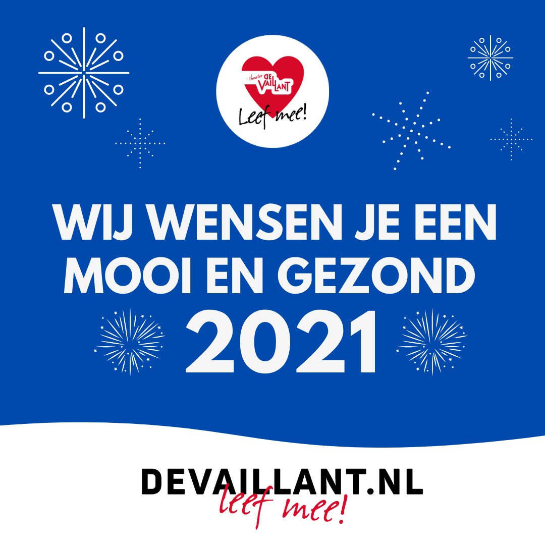 devaillant's tweet image. Aan iedereen een mooi en gezond nieuwjaar gewenst!
We kijken er naar uit je weer te mogen ontvangen in het theater en dit jaar volop te gaan genieten van al het talent dat een mooi podium verdient!
#leefmee