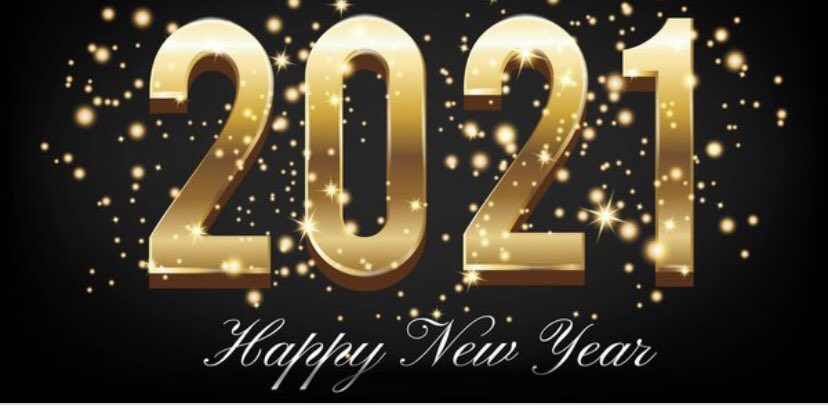 Happy New Year may 2021 bring you ALL Health &amp; Happiness #StaySafe